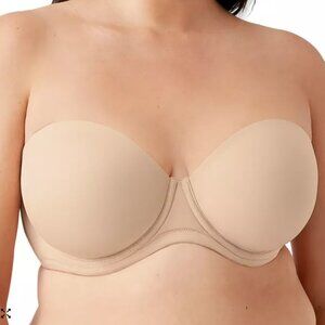 Wacoal Red Carpet Full Figure Underwire Strapless Bra 854119 Size 36C